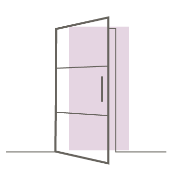 Plasma entrance door